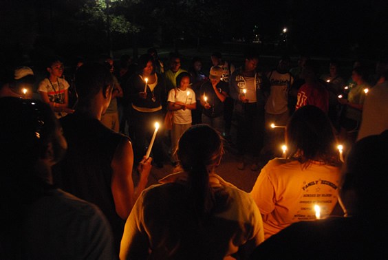 Delta State students gather in remembrance of Teikia Dorsey and Loshandria Rice.